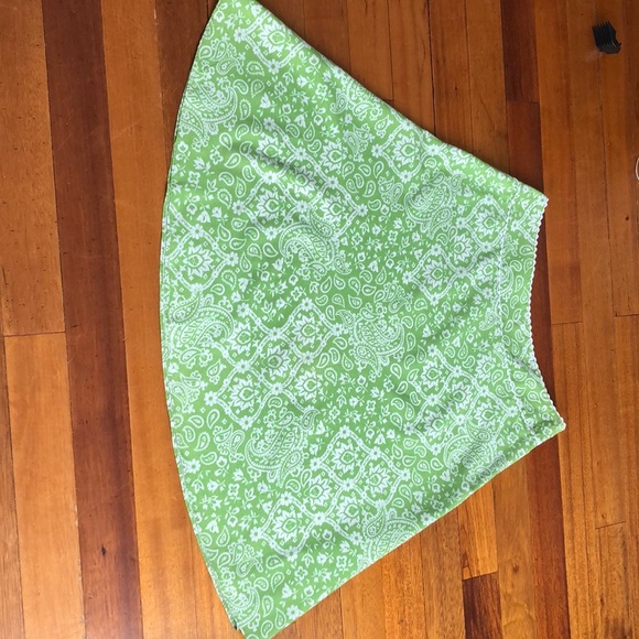 Liz Claiborne Size 16 A Line Skirt Apple Green - Picture 4 of 7